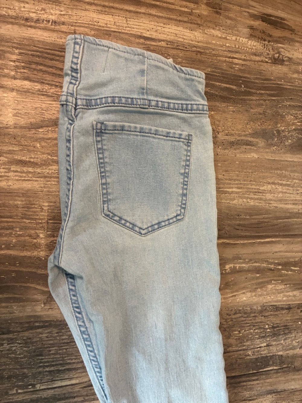 Newbury Kustom Light Blue Flare Jeans - Picture 4 of 8